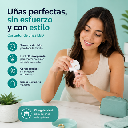 Cortador de uñas LED